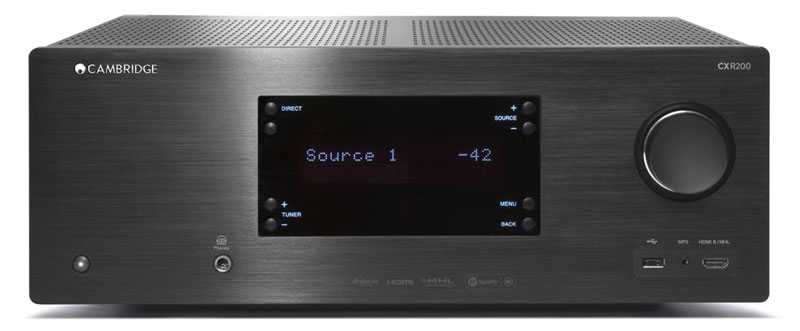 cambridge-audio-cxr-200-schwarz av receiver, augsburg, home entertainment, münchen